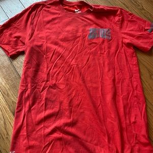 Red Nike tee